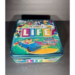 The Game of Life Collector’s Edition Tin Box Board Game Complete Pieces Vintage